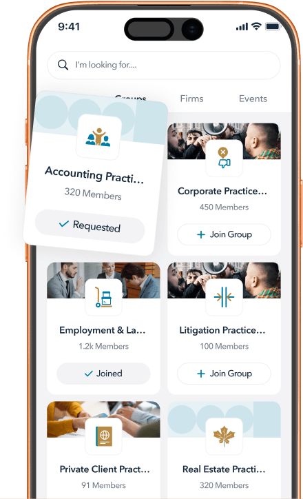 Groups in the MyAliant+ app with a group join request